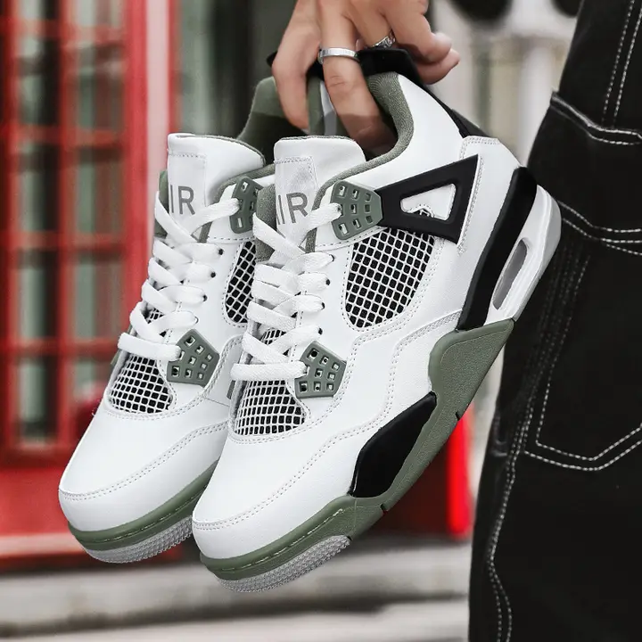 春季新作ハイカットスニーカー【イエロー＆ブルー・男女兼用・学生向け】