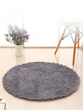 畳折りたたみリクライニングソファ椅子【円形ラグ・シェニールマット・リビング・寝室用】