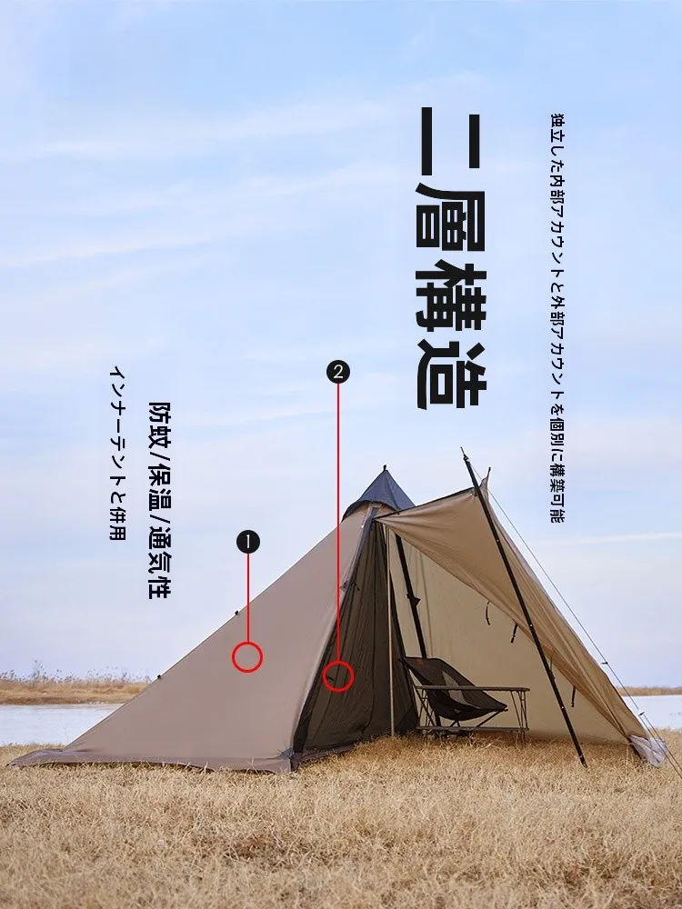 キャンプ道具を節約調達｜実際に使ってみた結果 - 静星焰火 4人用テントの技術的背景
