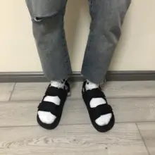魔法のテープ付きサマーサンダル【男女兼用・滑り止め・防臭・外出用】