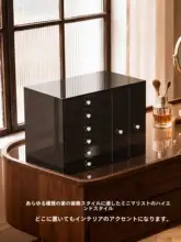 アクセサリー収納ボックス【ネックレス・イヤリング対応・防塵・大容量】