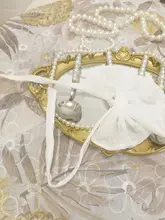 レースリボン付きカーテン装飾用アクセサリー【北欧風・結び紐・花柄】