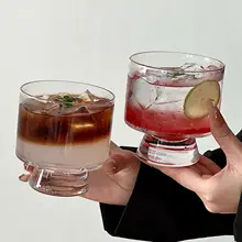 高脚グラス【大容量・アイスコーヒー・ジュース・フルーツティー対応】