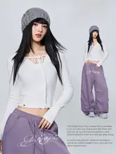 セクシーなVネックダンスシャツ【リボン付き・長袖・ジャズスタイル】