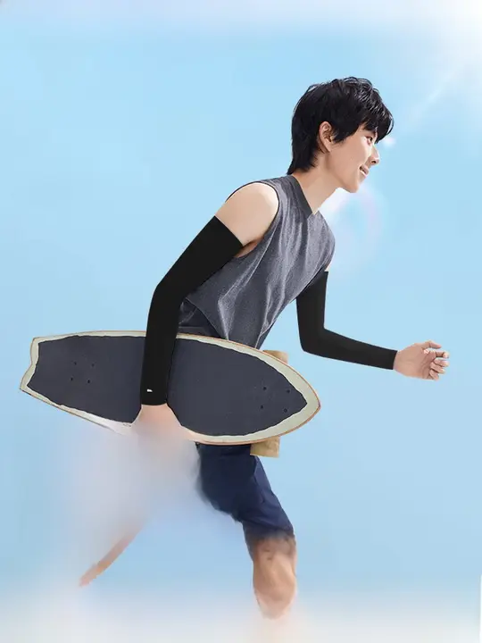 アームカバー メンズ 接触冷感 通気性 紫外線対策 ドライブ アウトドア サイクリング 夏「BENEUNDER」