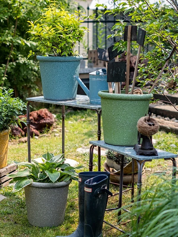 庭のガーデニングに必要なプランターは、多肉植物にぴったり？グリーン樹脂のマットクリエイティブが解決する3つの悩み