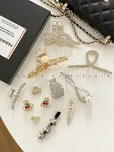 優雅なデザイン！無痕のサメ型ヘアクリップ【女性用・高級感・後ろ髪用】