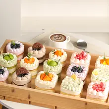 春のお出かけに最適！四つに仕切られたピクニックボックス【お菓子・デザート・ケーキ用】
