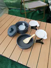 アウトドア用 収納便利なキャンプ調理器具セット【カセットコンロ・ポット・水沸かし器具】