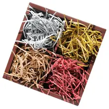 50g ラフィア草ファイバーフィラー【ギフトボックス用・デコレーション・手作りDIYアクセサリー】