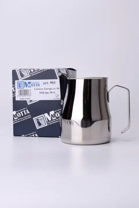 Motta コーヒーラテアートカップ【広口・プロ用・泡立て用】