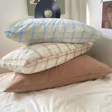 枕カバー 綿100% チェック柄 インスタ映え おしゃれ 家庭用