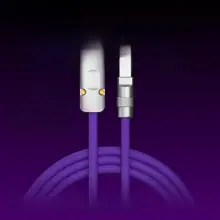 手作りデータケーブル【急速充電対応・シリコン素材・スマートフォン用】