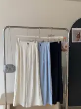 した涼感のロングパンツ【高ウエスト・ドレープ感】