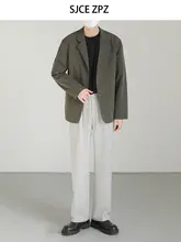 テーラードジャケット メンズ オーバーサイズ きれいめ カジュアル トレンド 春秋 「ZPZ」