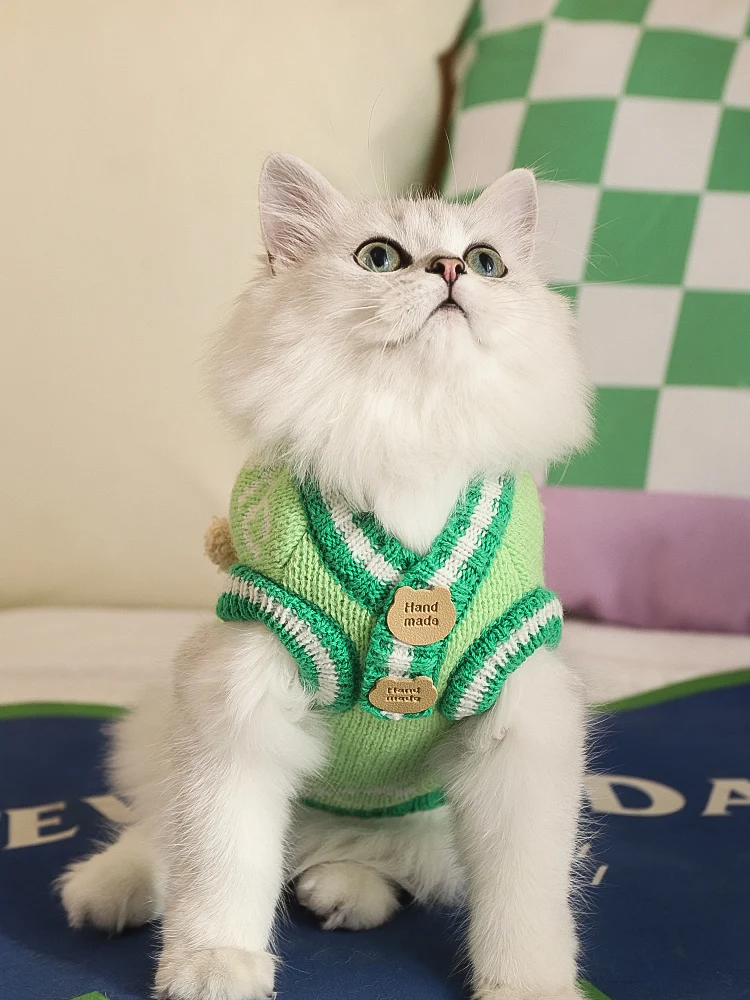秋用猫服【防毛・暖かい・ポケット付き】：秋冬季节猫の保暖与外出便利性解决方案