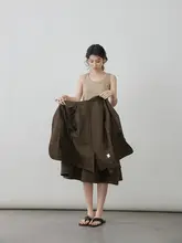 輸入リネン製カジュアルブレザーとスカート【女性用・高品質・スリムフィット】（セットアップ対応）