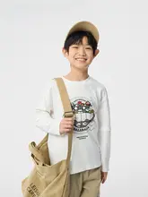 デザイナーコラボの男の子用Tシャツ【春秋用・極上の柔らかさ・重ね着スタイル】（セットアップ対応）