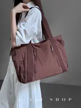 通勤用トートバッグ【ナイロン製・大容量・多層ポケット・女性用】
