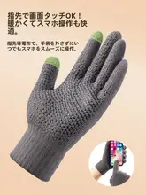 男女兼用 秋冬用 防風防寒 手袋【滑り止め・タッチスクリーン対応】