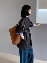 Rouje Damas レディース ブラックレザーショートジャケット【秋冬用・高級感】