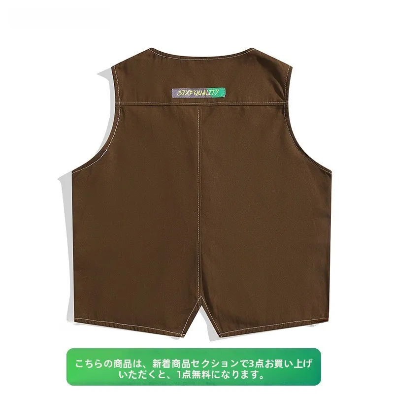BOYUE カラーブロック ショートベスト：メンズカジュアルスタイルの実用性とシーン別適用
