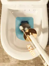 高級トイレ掃除ブラシ【壁掛け・隙間掃除対応・手に優しいデザイン】