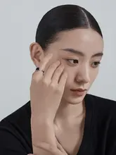 OnchicOR ブラックオニキスリング【オープンデザイン・上質感・女性用】
