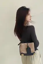 油絵デザインのレトロバケツバッグ【ショルダー・斜め掛け・個性的な高級感】