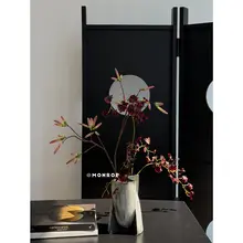 フラワーベース 陶器 侘び寂び アンティーク風 上品 グレージュ リビング 卓上 インテリア
