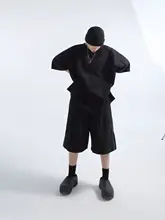 GRNL メンズ・レディース用 超幅広7分袖Tシャツ【300g接触冷感・モダンシルエット】