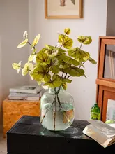 リアルなハスの葉の造花【中華スタイル・テーブルデコレーション・リビング用】