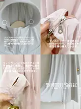女性用ロング丈冷感UVカットパーカー【夏用・軽量・アウトドア対応・全身防晒】