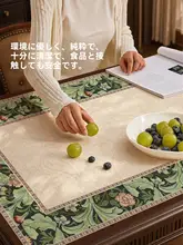 防水・防油のシリコン製テーブルマット【アメリカンビンテージ・お手入れ簡単・高級感あるデザイン】