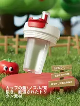 Relea 大容量の水筒 ストロー 女性用 セラミック内蔵 保温マグ
