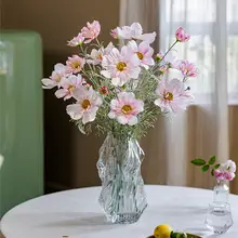 北欧風デザインのボヘミアンスタイルの造花【波斯菊の花束・写真撮影用】