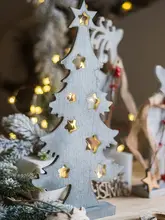 クリスマスツリーのトナカイデコレーション小物【テーブル装飾・アメリカンスタイル】