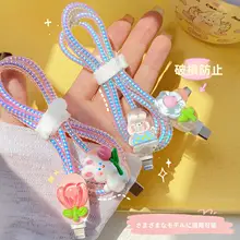 充電ケーブル保護カバー【シリコン製・断線防止・Android対応】