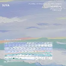 レノボ小新Air用キーボードカバー【フルカバー・カラフルデザイン・シリコン製・可愛い】