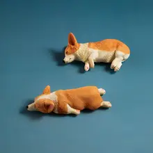 かわいいコーギーの冷蔵庫用マグネットデコレーション【クリエイティブ・ギフト用】