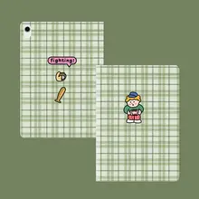 iPad ケース 三つ折り シリコン ミントグリーン かわいい iPad Air Pro 対応