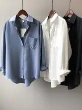 流れるようなサテンシャツジャケット【デザイン性あり・ゆったりしたトップス・春秋用】