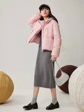 デザイン性のある保温ダウンショートジャケット【甘いアカデミースタイル】