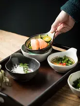 取っ手付き 小鉢 陶器 調味料用 汁物 麺 デザート フルーツ サラダ おつまみ 付け合わせ