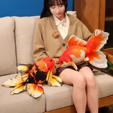 立体感のある金魚のぬいぐるみ【観賞用・布製・ラッキー感】