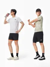 LINING 流行の短袖ランニングTシャツ【速乾・涼感・男性用】