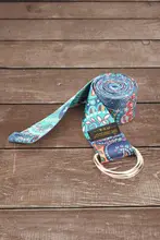 ヨガ用ストレッチバンド【背中を開く無弾性・肩首脚のストレッチ・補助具】
