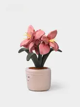 おしゃれな多肉植物風 朱頂紅毛 Plushドール【面白い誕生日プレゼント・インテリア用】
