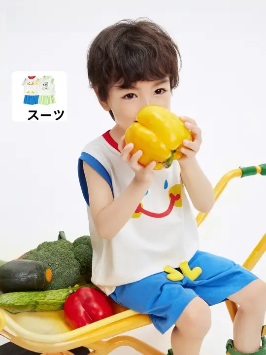 男の子用 半袖Tシャツ【軽量・吸湿速乾・夏用】（セットアップ対応）
