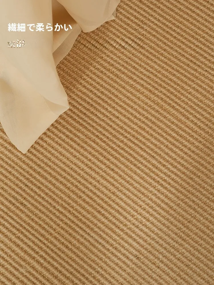 侘寂風クリームカラーのウールラグ：法式レトロスタイルの実用性と設置ガイド